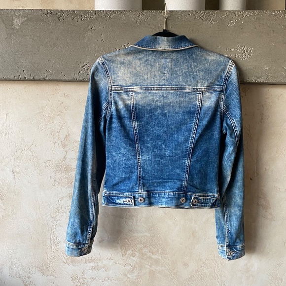 Mavi Distressed Demin Jacket Z SZ SMALL - Picture 7 of 7